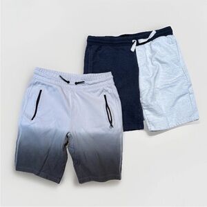 Boys Shorts Bundle XXL Size 18 Joe's Gap Fit Gray Gradient and Navy